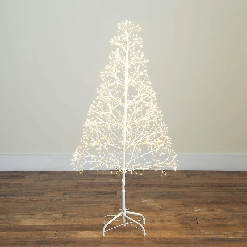Nearly Natural 4 Foot Pre-Lit Christmas Tree