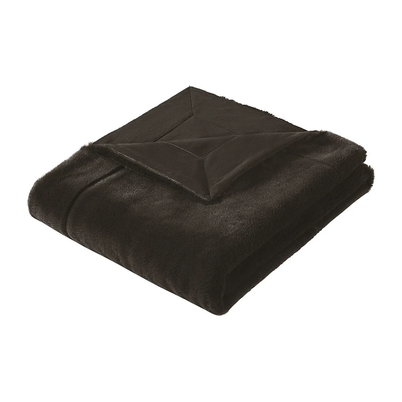 Royal Velvet Faux Fur Throw Gift Box Heavyweight