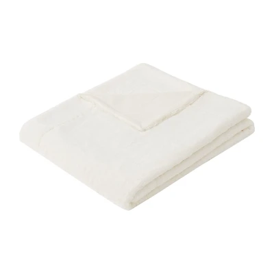 Royal Velvet Faux Fur Throw Gift Box Heavyweight