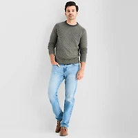 mutual weave Mens Crew Neck Long Sleeve Pullover Sweater