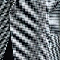 J. Ferrar Mens Big and Tall Plaid Classic Fit Sport Coat
