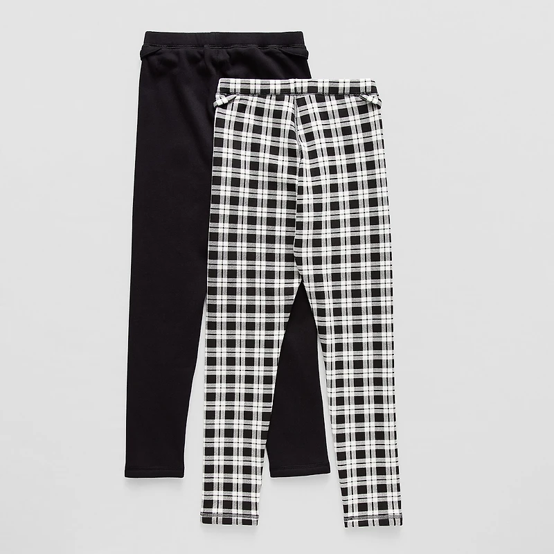 Thereabouts Little & Big Kid Girls Seated Wear Fleece 2-pc. Full Length Leggings