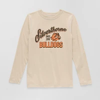 Thereabouts Little & Big Kid Boys Easy-on + Easy-off Sensory Friendly Crew Neck Long Sleeve Adaptive Regular Fit Graphic T-Shirt