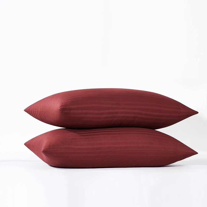 Royal Velvet Dobby Stripe Pillowcase Pair