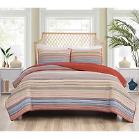 Oceanfront Resort Oceanfront Resort Naples Yarn Dye Stripe Quilt Set Quilt Set