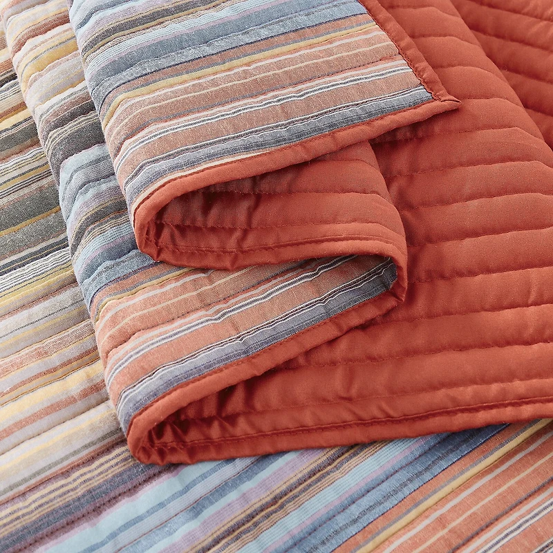 Oceanfront Resort Oceanfront Resort Naples Yarn Dye Stripe Quilt Set Quilt Set