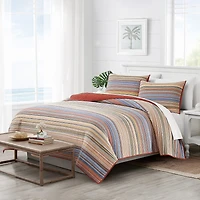 Oceanfront Resort Oceanfront Resort Naples Yarn Dye Stripe Quilt Set Quilt Set