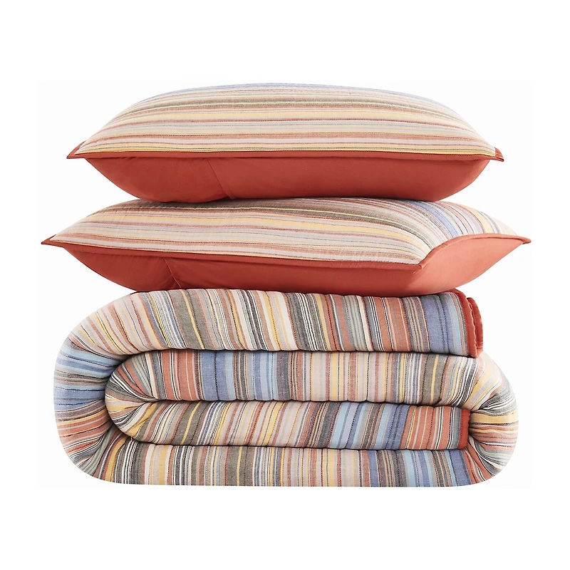 Oceanfront Resort Oceanfront Resort Naples Yarn Dye Stripe Quilt Set Quilt Set