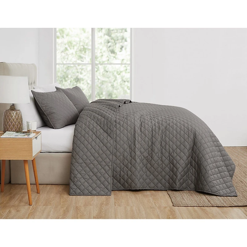 Cannon Oversized Percale Quilt Set 3-pc.