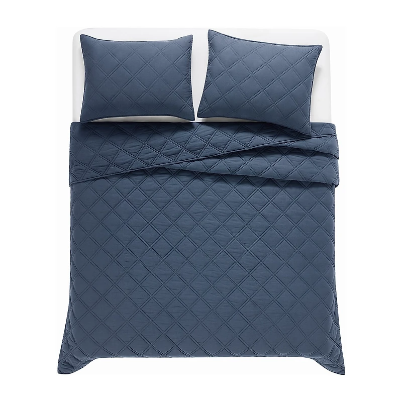 Brooklyn Loom Diamind Stitch Quilt Set