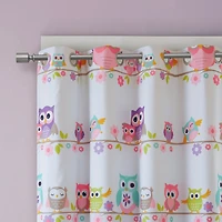 Intelligent Design Noctural Novelty Grommet Top Energy Saving Blackout Single Curtain Panel