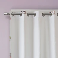 Intelligent Design Noctural Novelty Grommet Top Energy Saving Blackout Single Curtain Panel