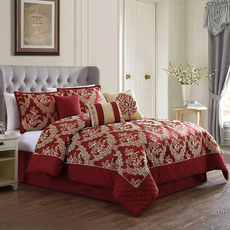 Riverbrook Home Bellagio 7-pc. Jacquard Midweight Comforter Set