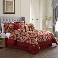 Riverbrook Home Bellagio 7-pc. Jacquard Midweight Comforter Set