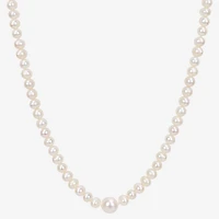 Womens White 100 Inch Strand Necklace