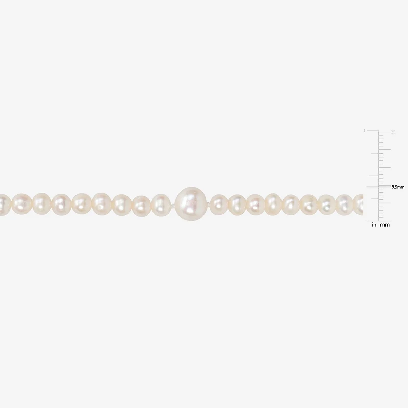 Womens White 100 Inch Strand Necklace