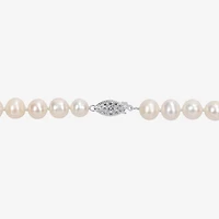 Womens Multi Color Sterling Silver 18 Inch Strand Necklace