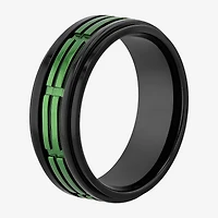 8mm Stainless Steel Black Band