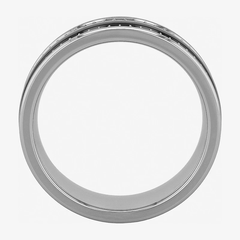 Tungsten Wedding Band, Mens 7mm