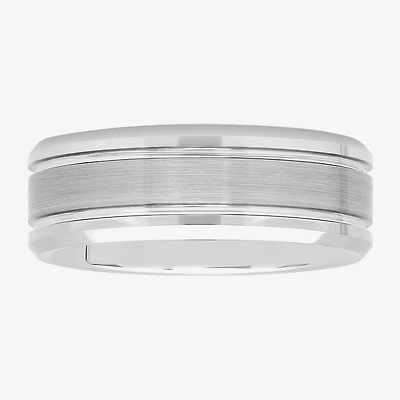 Tungsten Wedding Band, Mens 8mm