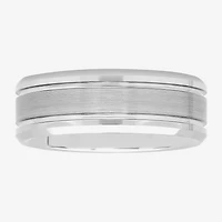 Tungsten Wedding Band, Mens 8mm