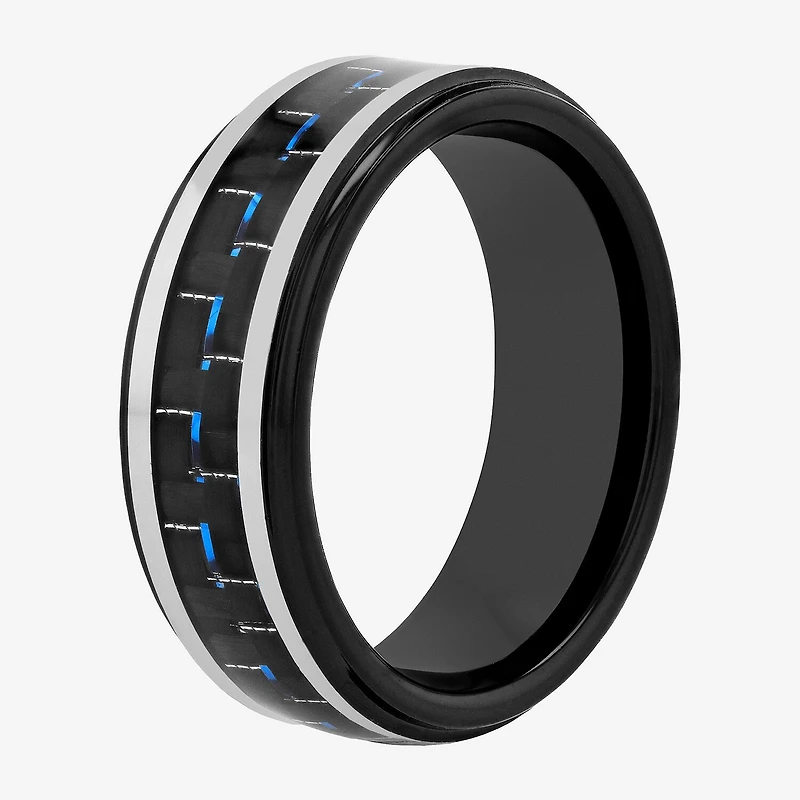 Mens 8MM Tungsten Wedding Band