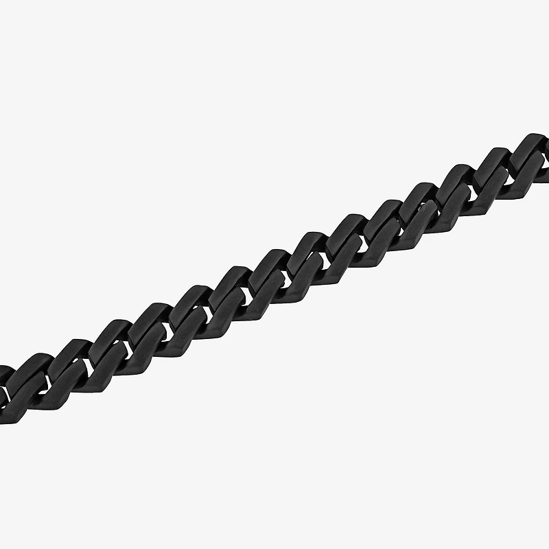 Mens Stainless Steel 8 3/4 Inch Link Bracelet