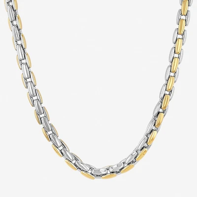Men's Horseshoe Link Necklace Stainless Steel