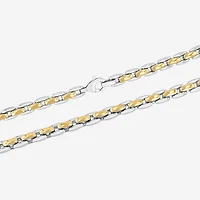 Men's Horseshoe Link Necklace Stainless Steel