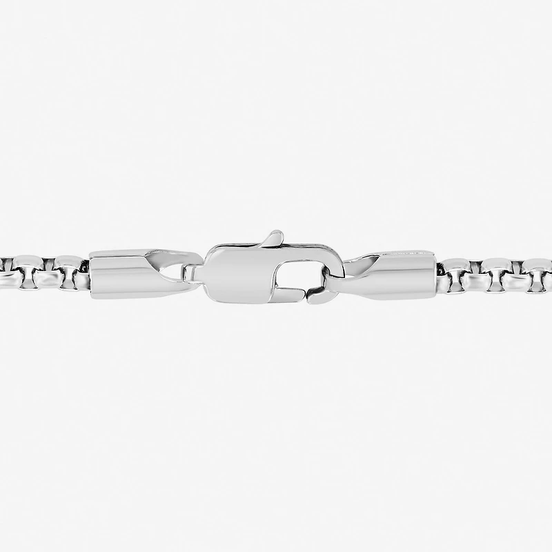 Mens 1/4 CT. T.W. Natural Diamond Stainless Steel Circle Prayer Hands Pendant Necklace