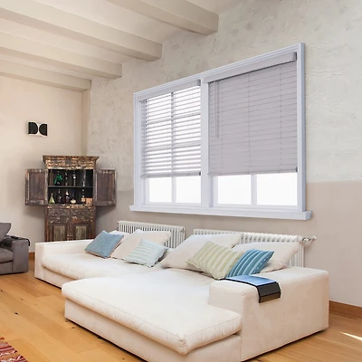 Distressed 2" Cut-To-Width Cordless Faux Wood Blind
