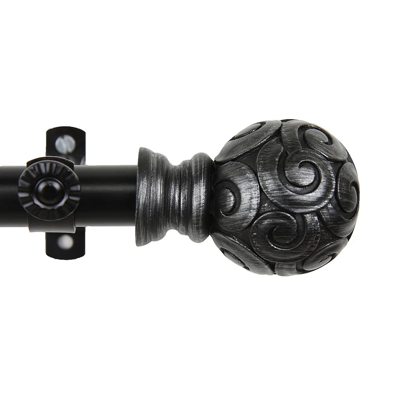 Rod Desyne Bonbon 13/16" Adjustable Curtain