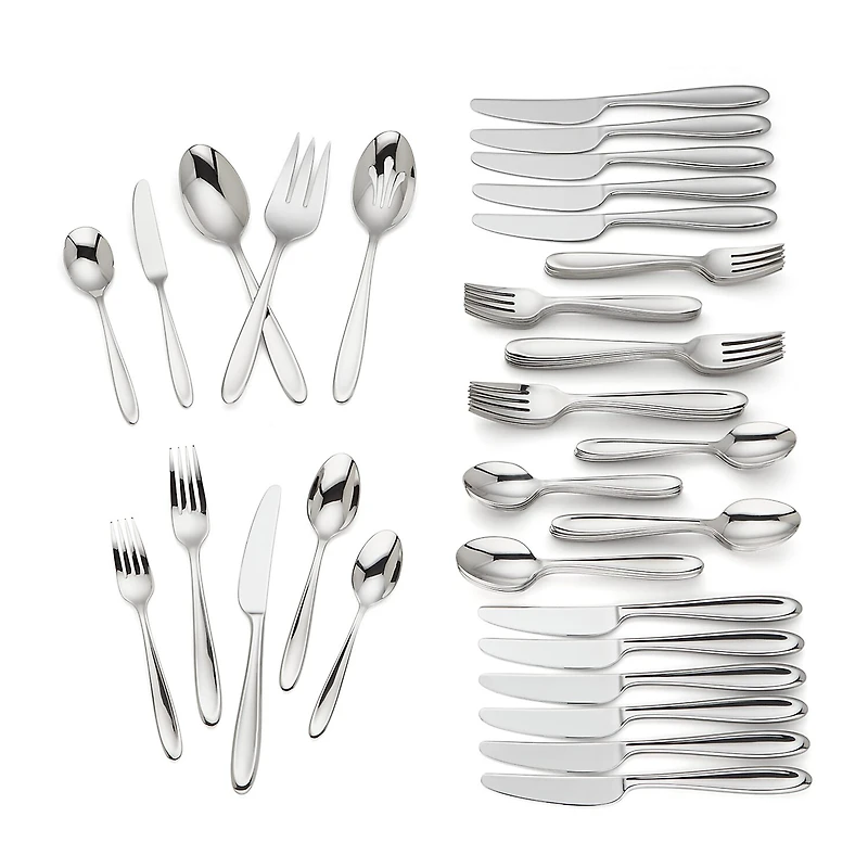 Lenox Cantera 65-pc. 18/10 Stainless Steel Flatware Set