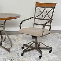 Linon 2-pc. Swivel Armchair