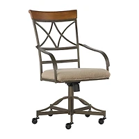 Linon 2-pc. Swivel Armchair