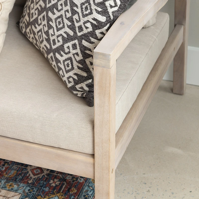 Linon 2-pc. Track-Arm Upholstered Loveseat