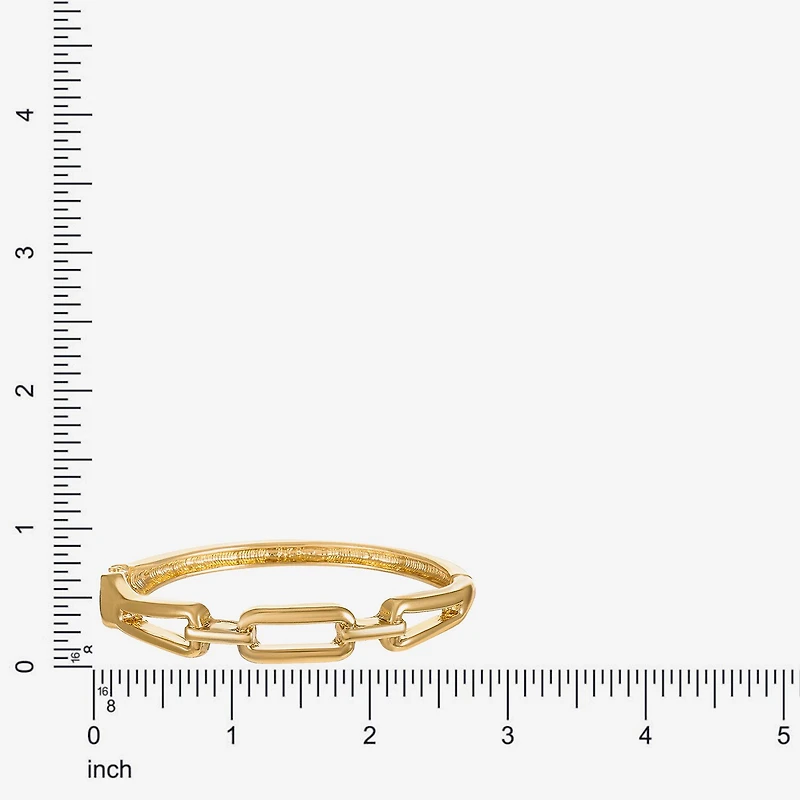 Liz Claiborne Link Womens Rectangular Bangle Bracelet