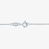 Womens 1/ CT. T.W. Natural Black Diamond Sterling Silver 18 Inch Pendant Necklace