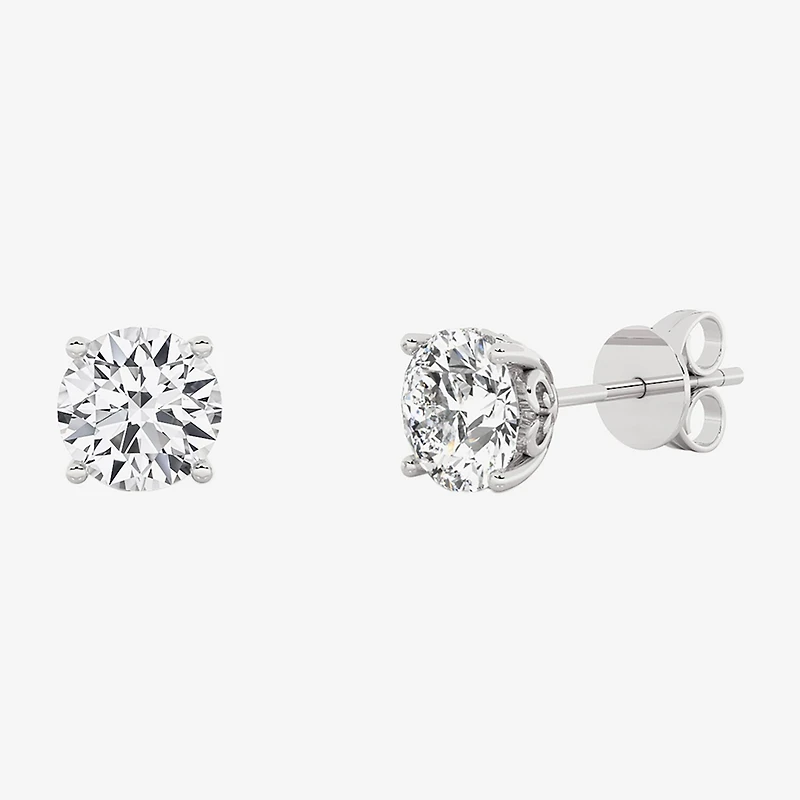 Grown Gorgeous (F, Vs2) 1 1/10 CT. T.W. Lab-Grown Diamond 14K Gold or Platinum 6.1mm Round Stud Earrings