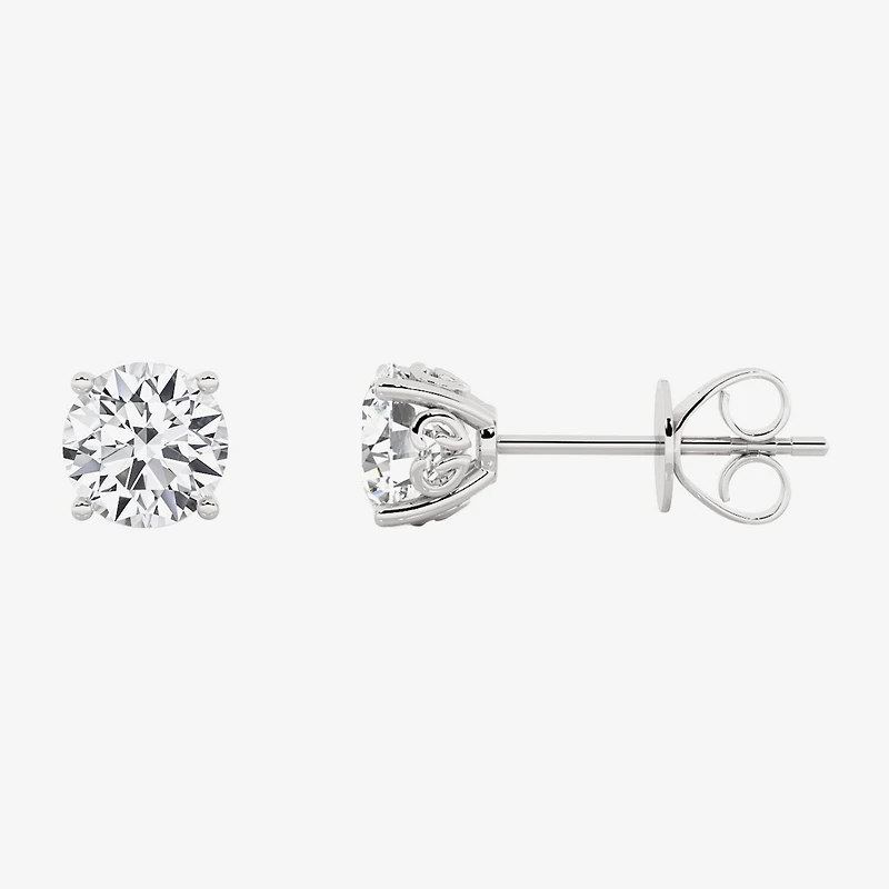 Grown Gorgeous (F, Vs2) 1 1/10 CT. T.W. Lab-Grown Diamond 14K Gold or Platinum 6.1mm Round Stud Earrings