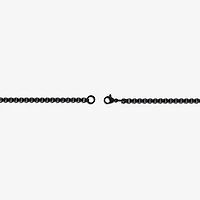 Mens 3.5mm Stainless Steel Box Chain