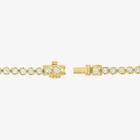 (G-H / Si2-I1) Womens 2 CT. T.W. Lab Grown White Diamond Sterling Silver 7.25 Inch Tennis Bracelet