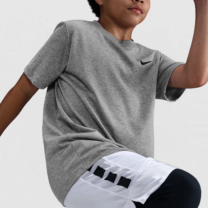 Nike Dri-Fit Swoosh Big Kid Unisex Crew Neck Short Sleeve Regular Fit Graphic T-Shirt