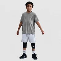 Nike Dri-Fit Swoosh Big Kid Unisex Crew Neck Short Sleeve Regular Fit Graphic T-Shirt