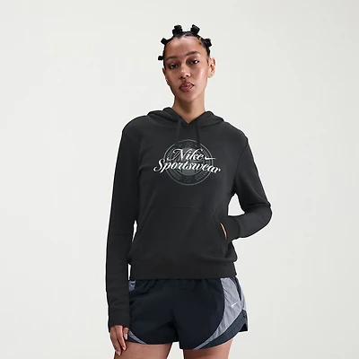 Nike Womens Long Sleeve LINED Fleece Active Hoodie
