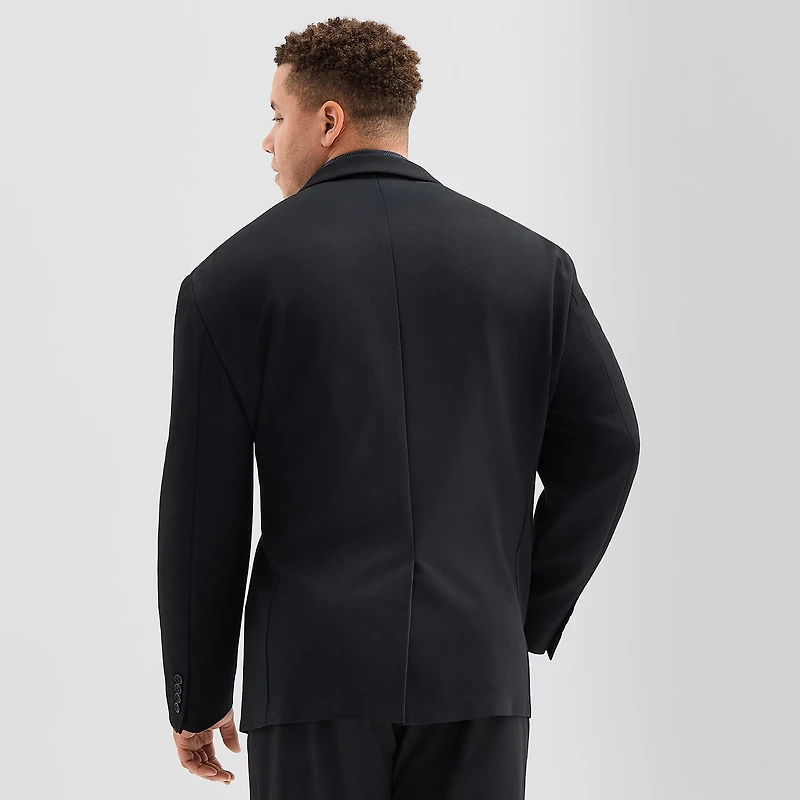 J. Ferrar 360 Stretch Knit Texture Mens Big and Tall Fabric Regular Fit Sport Coat