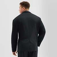 J. Ferrar 360 Stretch Knit Texture Mens Big and Tall Fabric Regular Fit Sport Coat