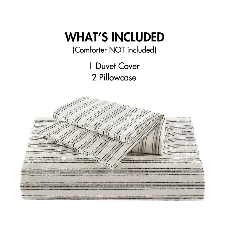 Madison Park Cora  Rayon Cotton Blend 3-pc. Easy Care Duvet Cover Set