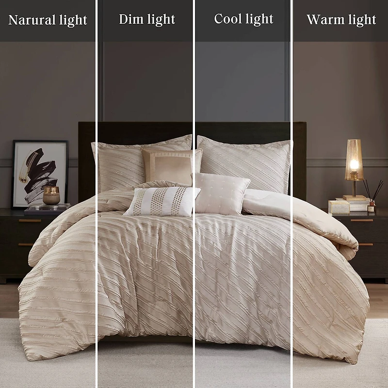 Madison Park Reeve 7-pc. Jacquard Comforter Set