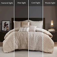Madison Park Reeve 7-pc. Jacquard Comforter Set